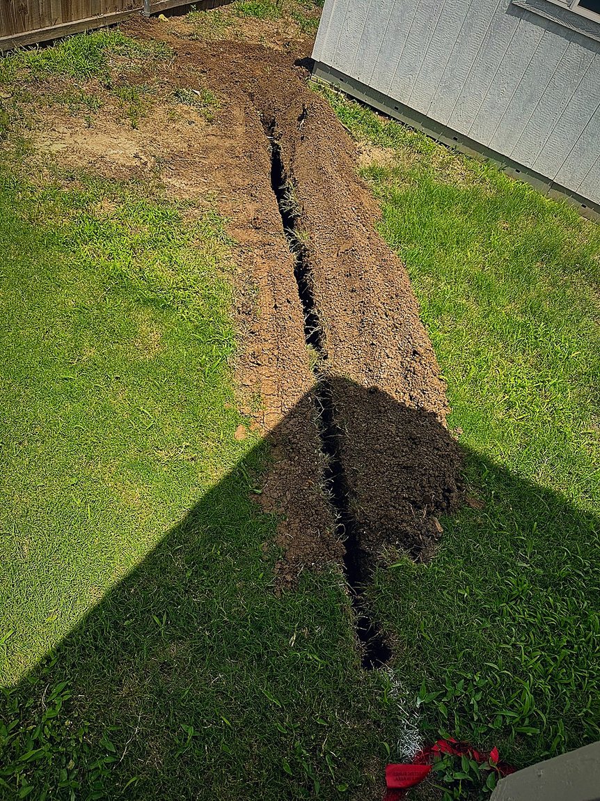 First Cut Across The Yard