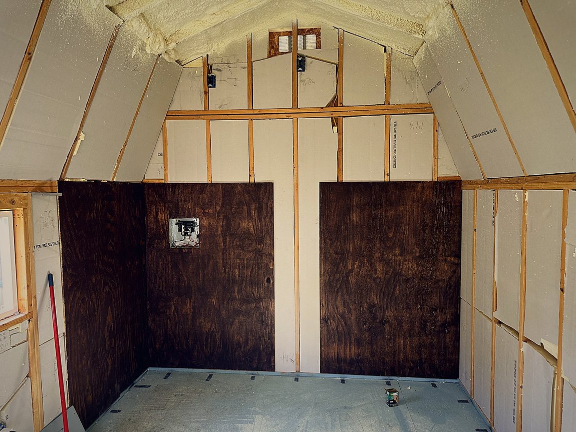Stained Ply Goes Up